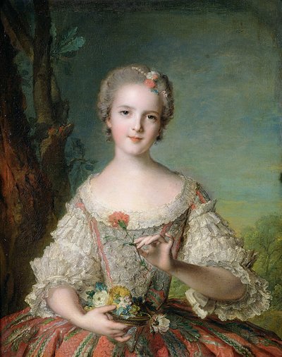 Portrait of Madame Louise de France (1737-87) at Fontevrault, 1748 by Jean Marc Nattier